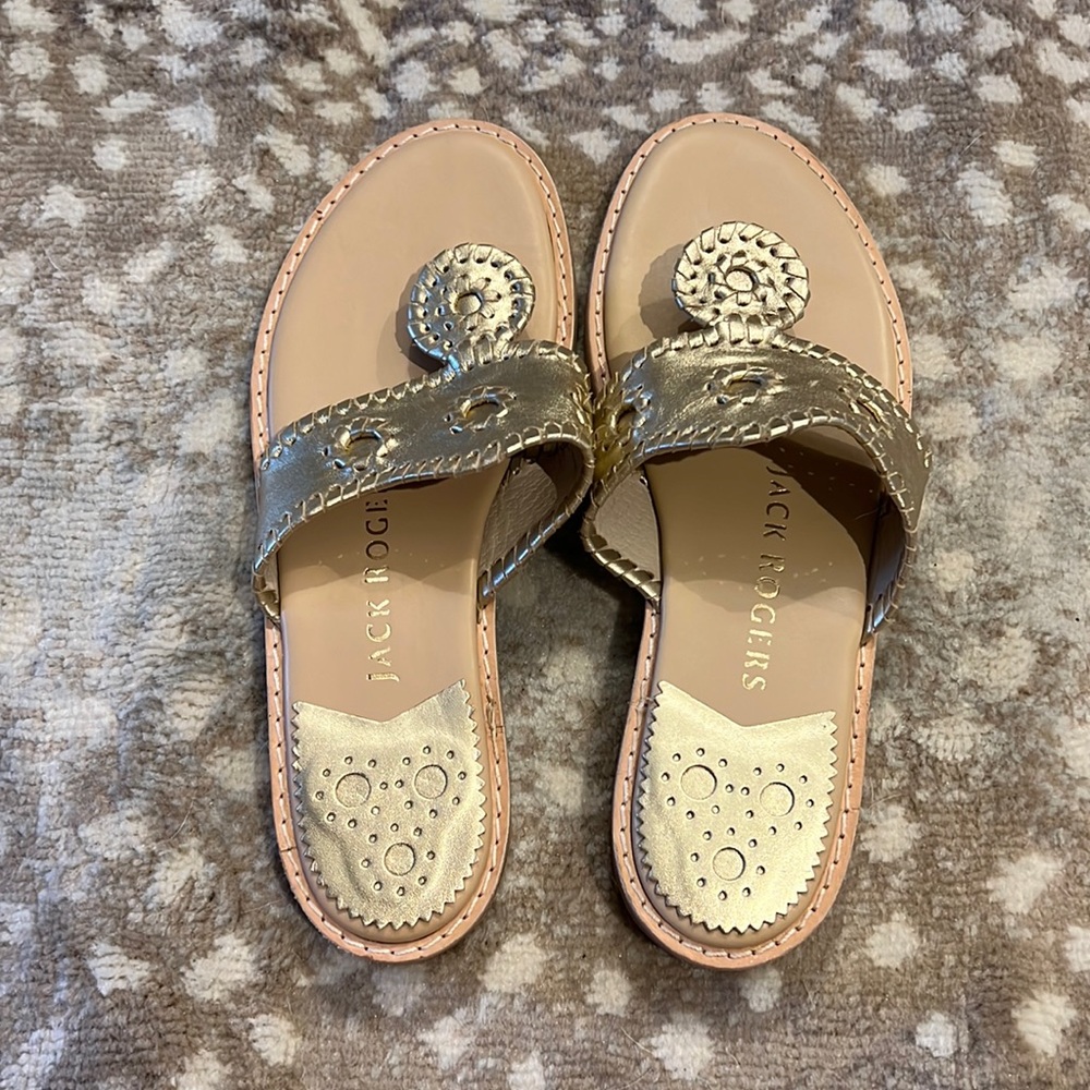 BRAND NEW Gold Jack Rogers